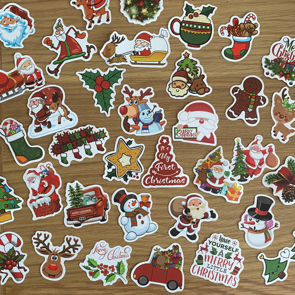 10 x Christmas Stickers