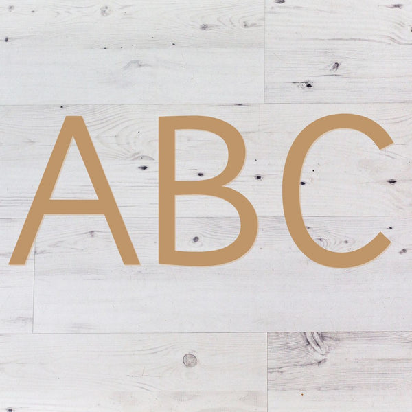 Sassoon Font Alphabet Letters A-Z in 4mm MDF