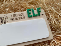Elf Message White Board