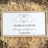 Personalised Always & Forever Sign