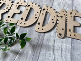 Dino Font Letters - 4mm MDF