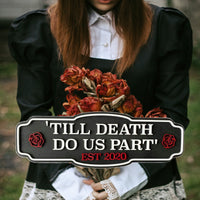 Personalised Till Death Do Us Part Wedding Sign