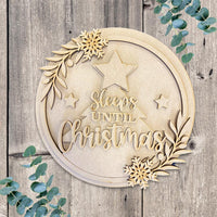 Christmas Tree Countdown Sign from Crafty Souls