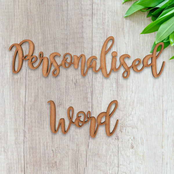 Personalised Word/Name - Magnolia Font