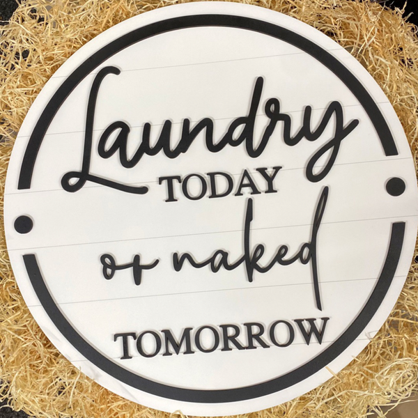 Large Laundry Room Sign